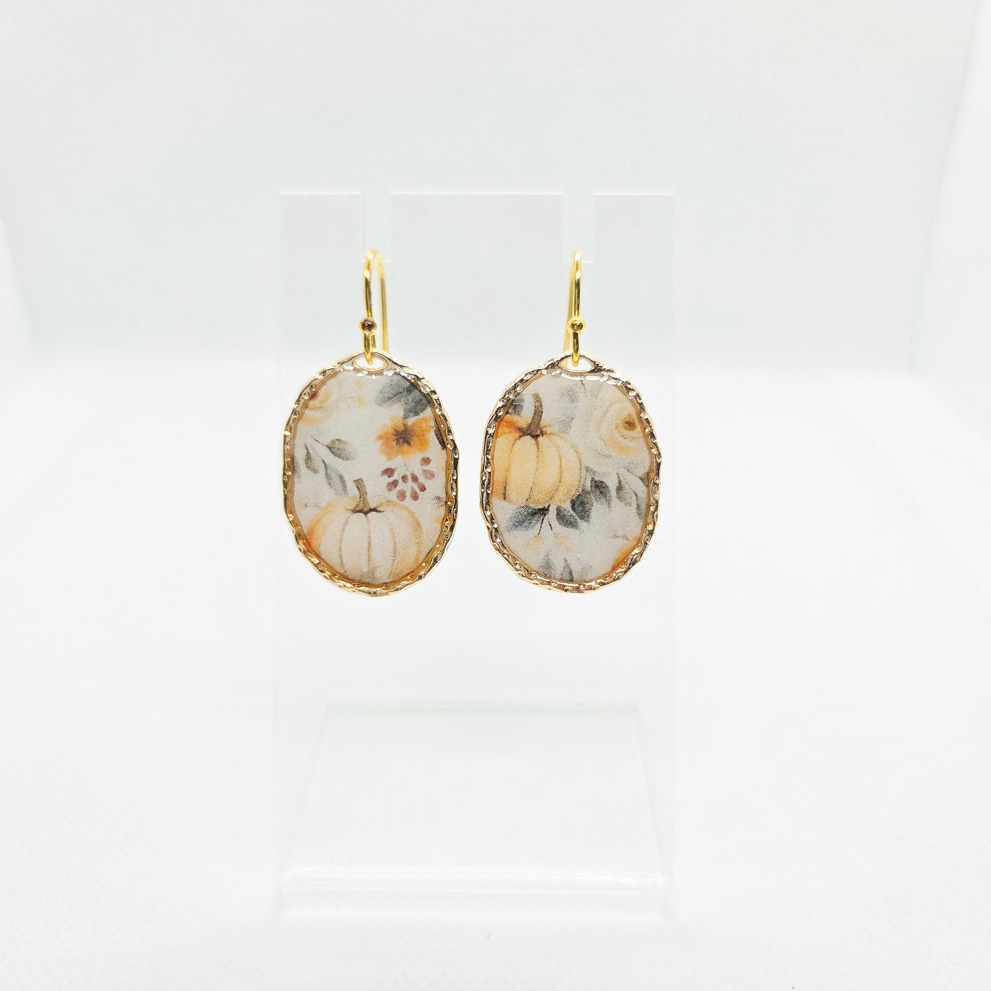 Oval Patterned Dangles - LIMITED