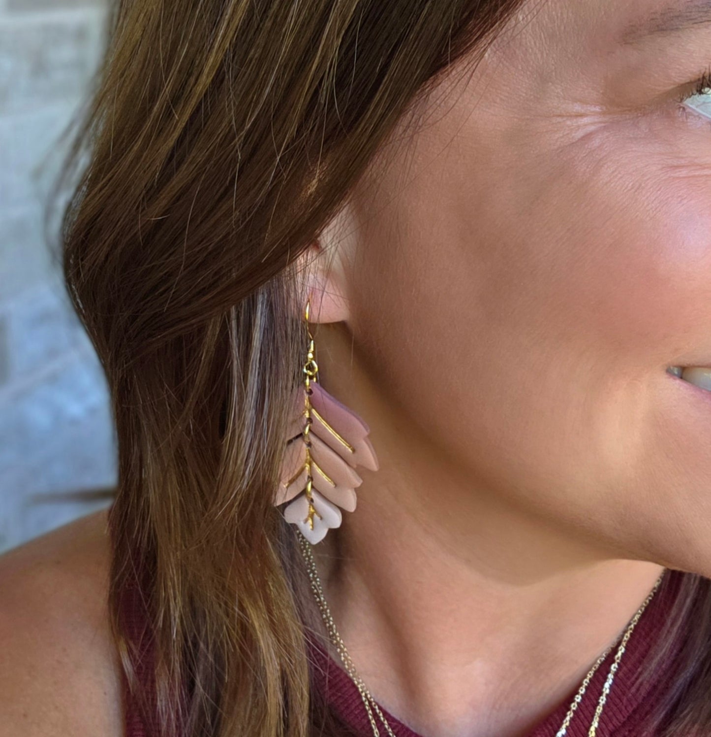 Ombre Leaf Dangle - PRE-ORDER