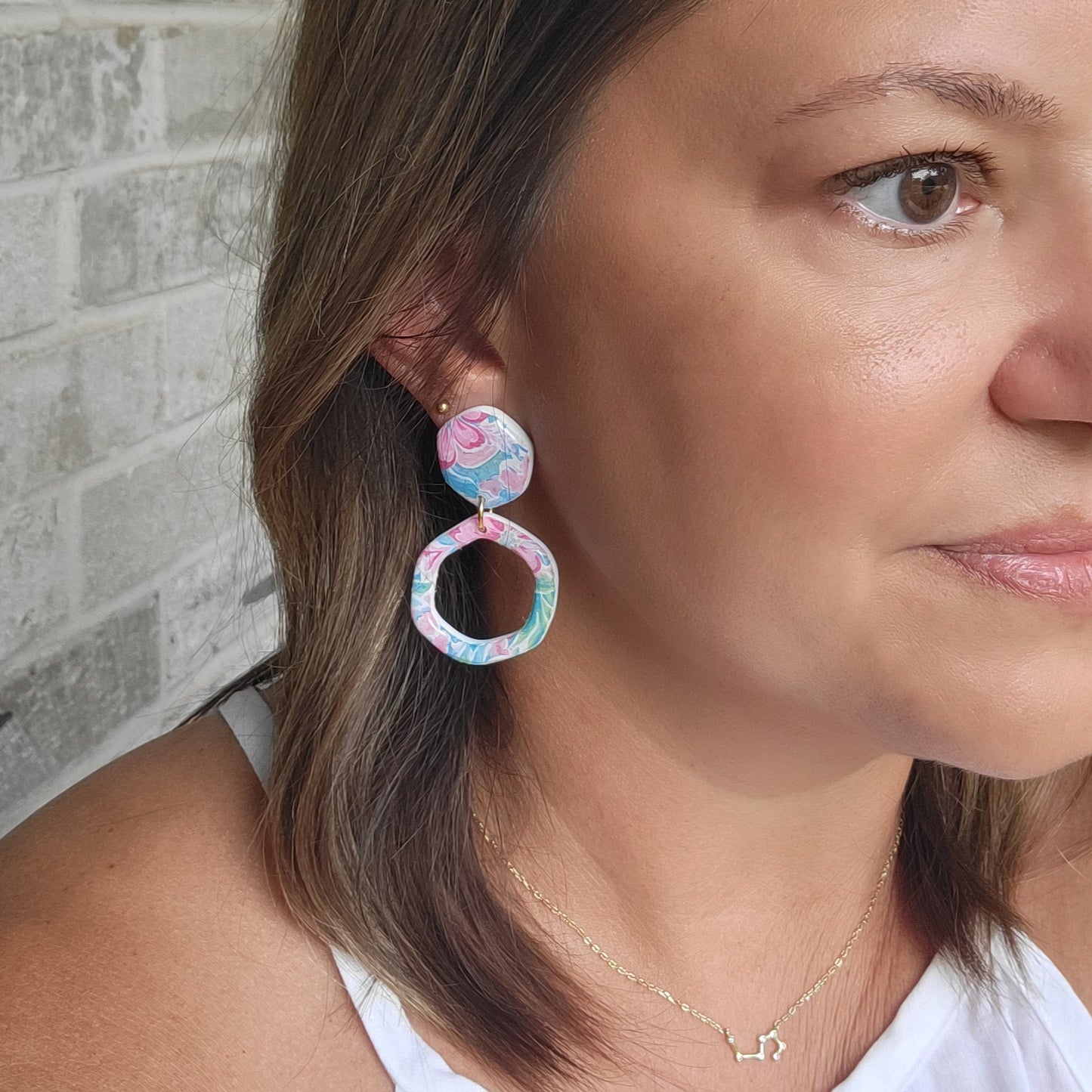 Hollow Hoop Dangle *LIMITED*