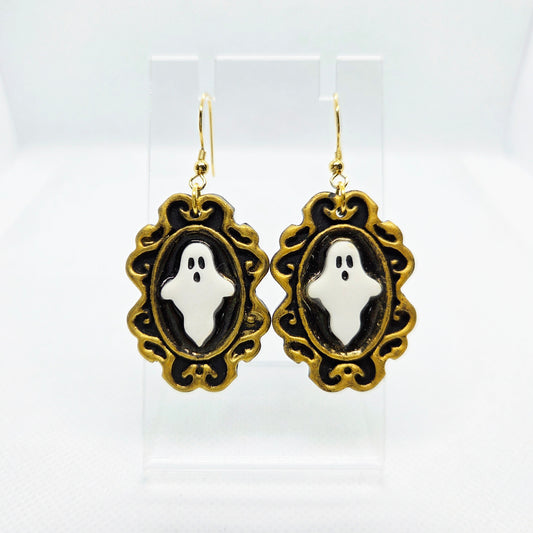 NEW Mirror Ghost Dangles