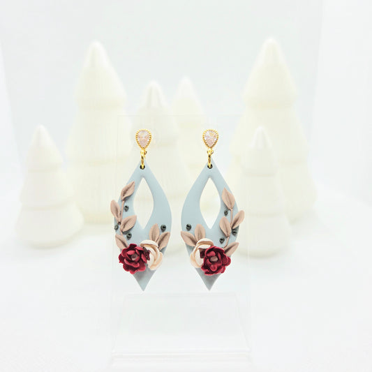 Marquise Floral Dangle