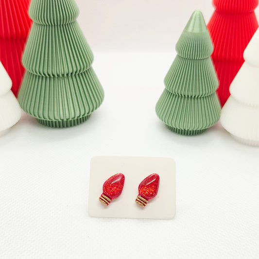 Glitter Bulb Studs