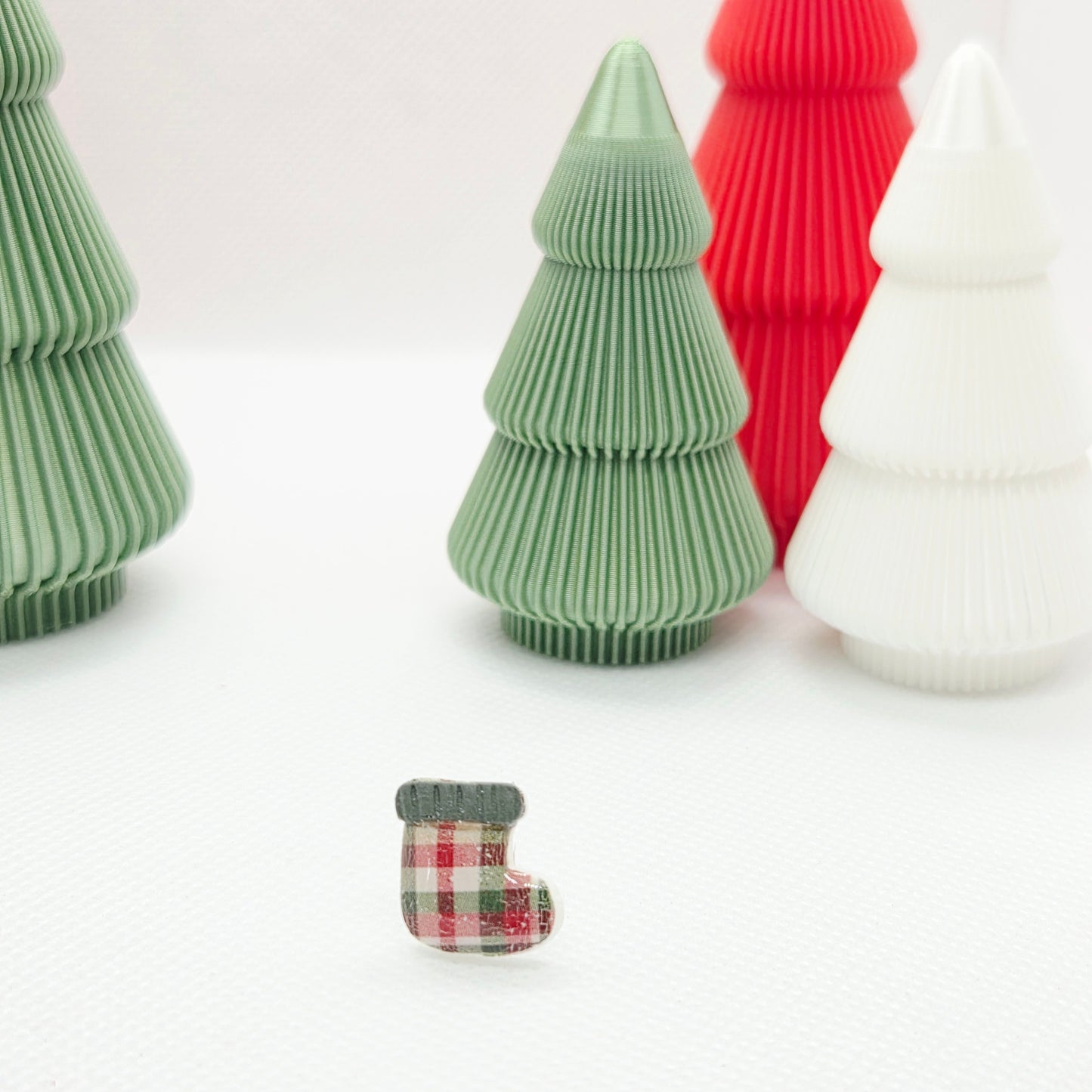 Vintage Plaid Winter Studs