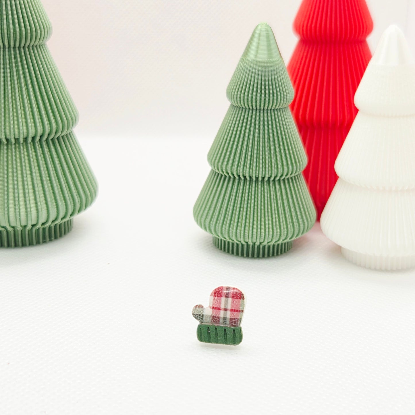 Vintage Plaid Winter Studs