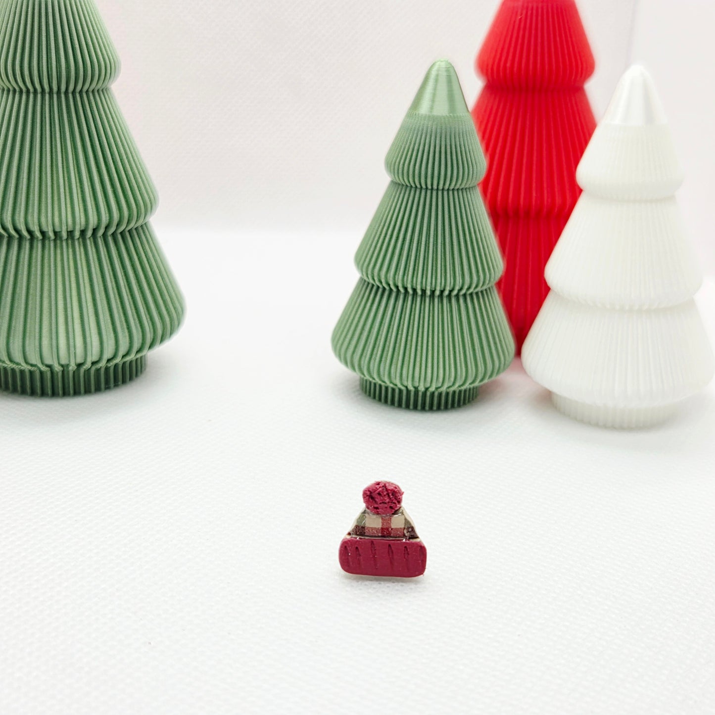 Vintage Plaid Winter Studs