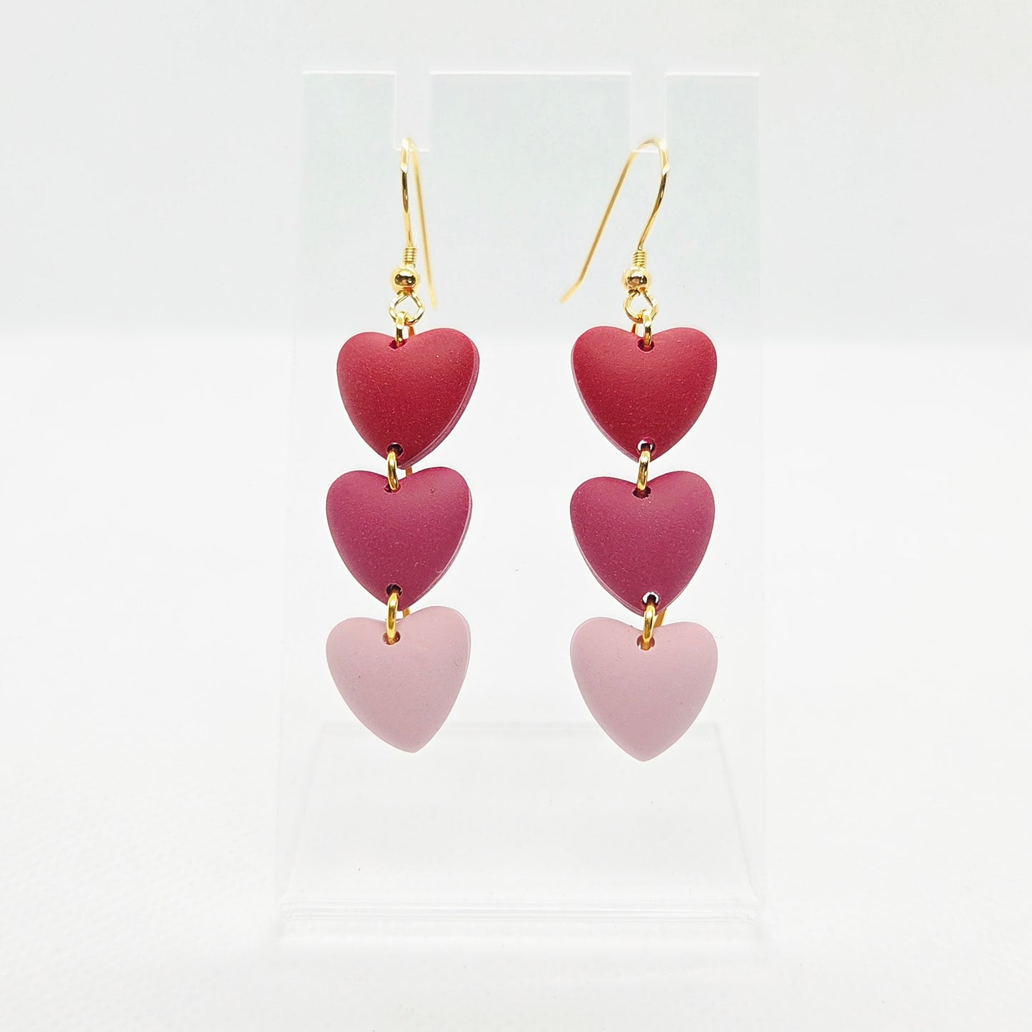 Bubble Heart Trio Dangle