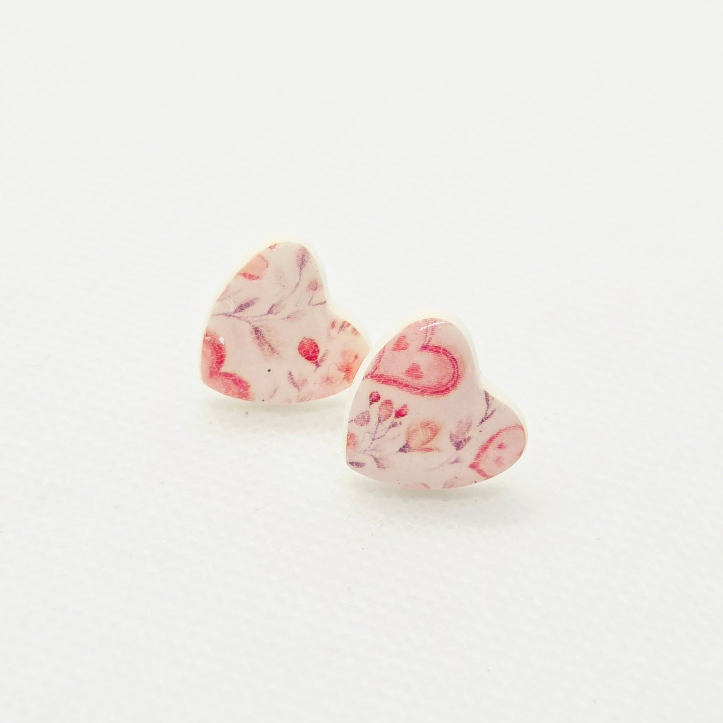 Large Heart Studs