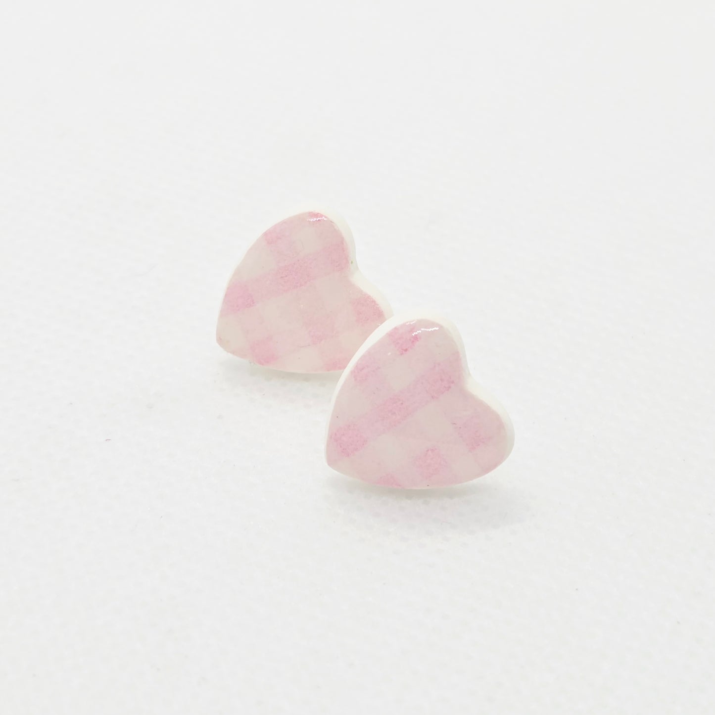 Large Heart Studs
