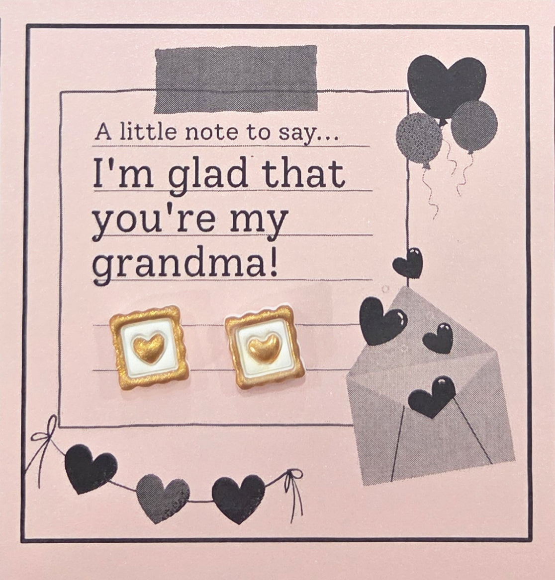 Valentine's Stud Note Cards -        Please see description