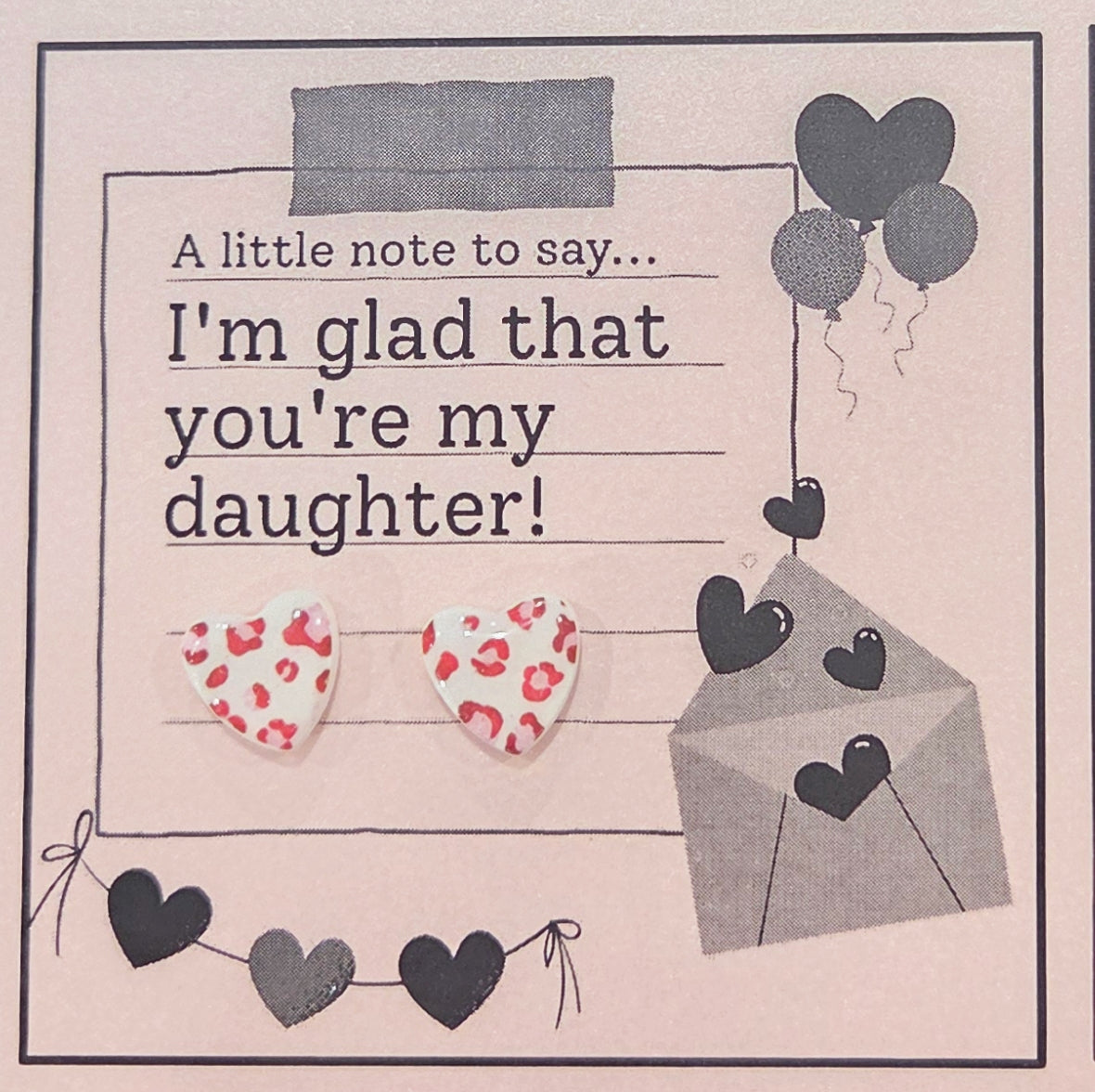 Valentine's Stud Note Cards -        Please see description