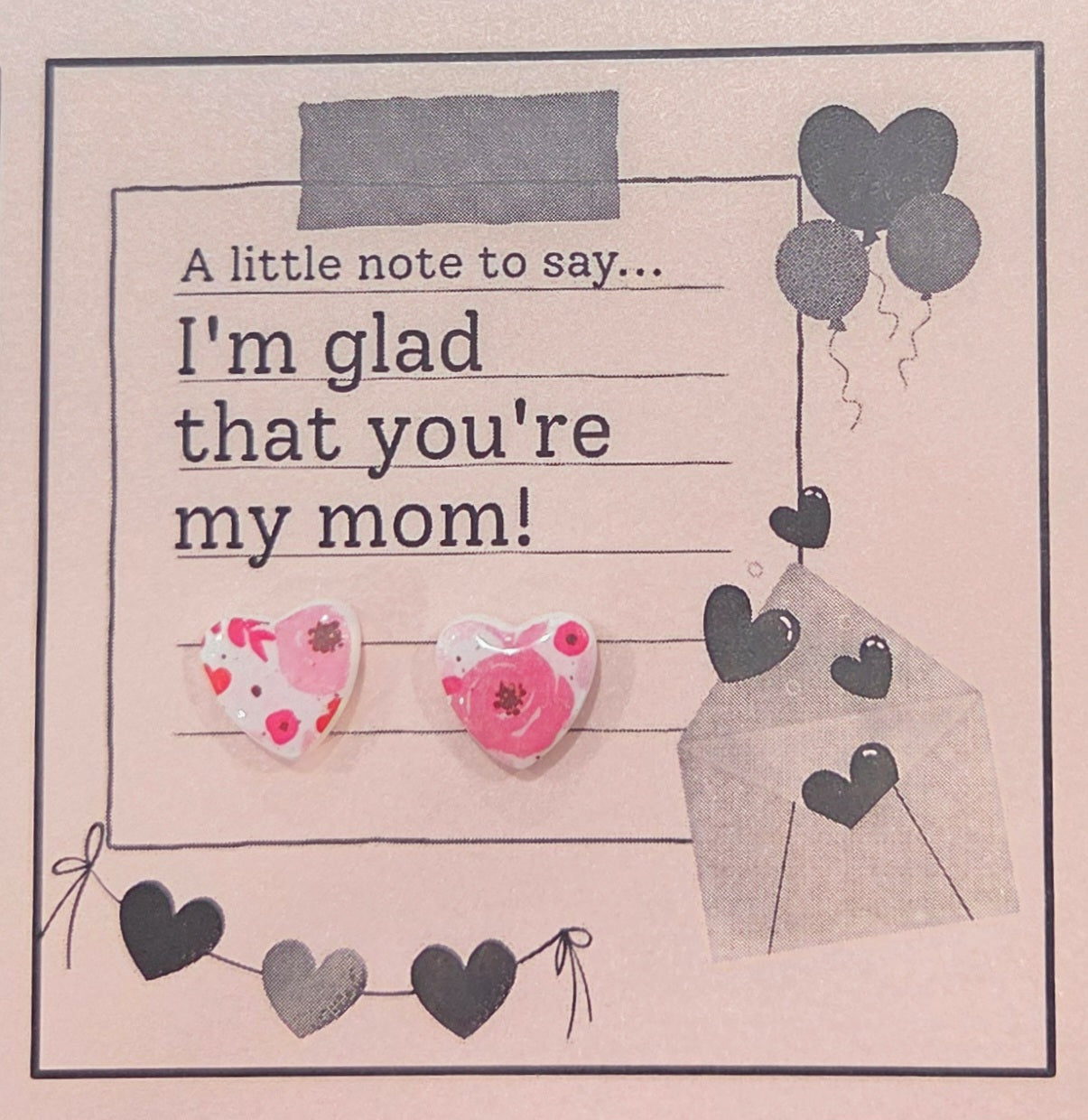 Valentine's Stud Note Cards -        Please see description