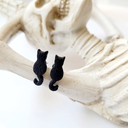 Black Cat Studs